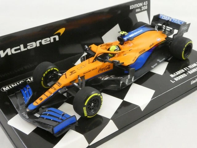 Minichamps Mclaren MCL35M #4 Lando Norris Bahrain GP 2021 1/43 537214304