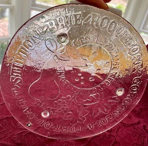 Pukeberg CHEESE & FRUIT PLATTER Sweden, Scandinavian Art Glass, Original Sticker - Picture 1 of 5