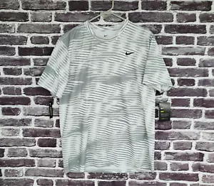 🔥 Nike Dri-Fit Training CK4254-100 White / Gray Shirt Men's Large Standard Fit - Picture 1 of 9