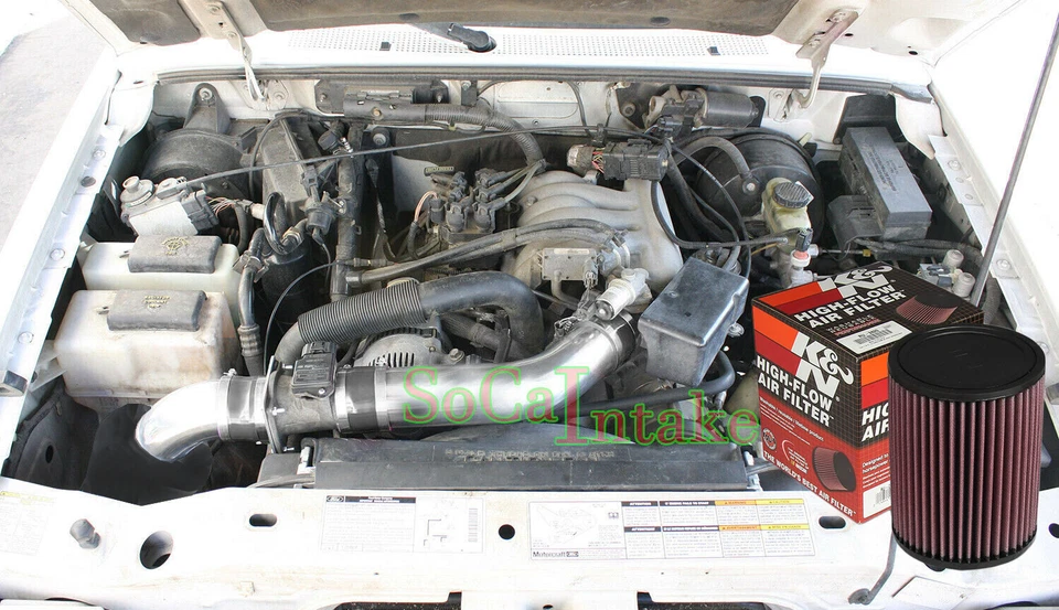 K&N Filter with 2pc Generic Air Intake for 2001-03 FORD EXPLORER SPORT TRAC V6 - Image 1 of 1