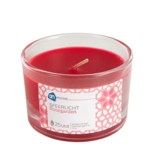 Duftkerze Teelicht im Glas 8 Stück Glaskerze Brenndauer 25 Std Kerze Rosengarten - Bild 1 von 1