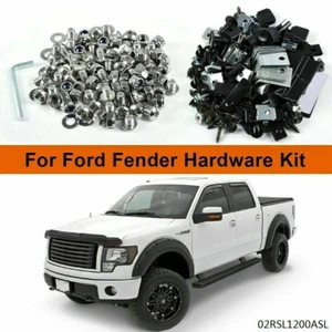 New Pocket/Rivet Style Fender Flares Screw/Bolt Hardware Kit For Ford Universal - Picture 1 of 12