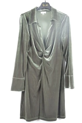 Calvin Klein Women's Velvet Hardware-Trimme Malachite Green Size 14 - Image 1 of 4