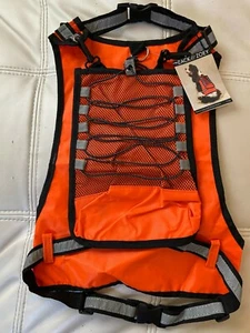 Zack & Zoey Safety Dog Vest Detachable Drink Holder 9 Oz Bottle Large - Picture 1 of 5