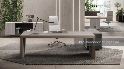 Chefschreibtisch für höchste Ansprüche 220x100 cm - Royal Exklusive Büromöbel - Bild 1 von 4