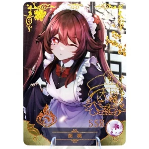 Tarjeta coleccionable Hu Tao SSR - Genshin Impact - Goddess Story Anime Waifu - Imagen 1 de 1