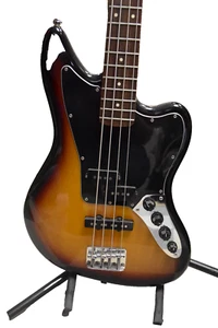 SQUIRE BY FENDER JAGUAR BASE GUITAR( SUNBURST) - Picture 1 of 7
