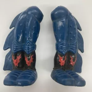 Vintage MOTU Mantenna 1984 gambe sinistra e destra Masters of the Universe Mattel V - Foto 1 di 8