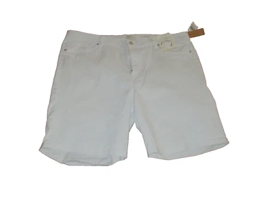 Pantalones cortos de jean blancos Angels Forever Young para mujer talla 22W Foto 1 de 4