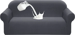 Funda Elastica Para Sofa Cubre De 3 Plazas Protector Mascotas Forros Sofas Gris - Picture 1 of 3