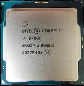 NEW - Intel Core i7-9700F 9th Generation 8-core - 8-Threads 3.0 GHz 4.7 GHz CPU - Picture 1 of 3