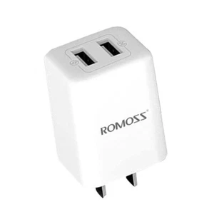 Cargador de pared de carga rápida doble puerto USB ROMOSS TK12S 10,5 W 2,1A - Imagen 1 de 7
