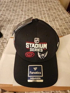 NHL Hockey 2023 Stadium SeriesFanatics Black Adjustable Cap- New With Tags - Picture 1 of 5