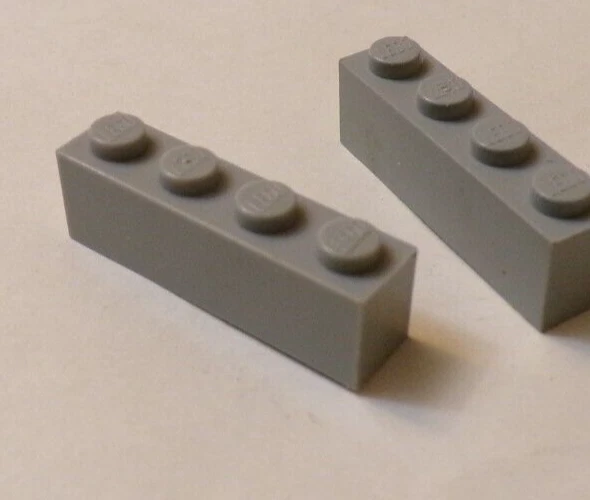 Lego x4 Light Bluish Gray 1x4 Bricks, 3010 (028-179) - Image 1 of 1