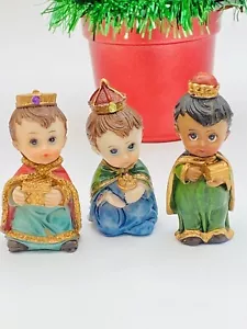 Christmas Nativity Scene Set Figures Figurines Baby Jesus Kids 12pcs SET Small - Picture 1 of 7