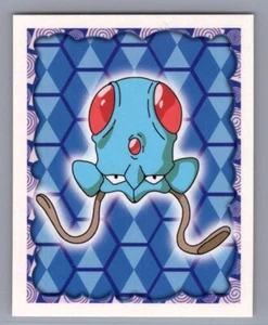 1999 #72 Tentacool Pokemon Series 1 Sticker Topps Merlin Vintage Rare - Picture 1 of 2