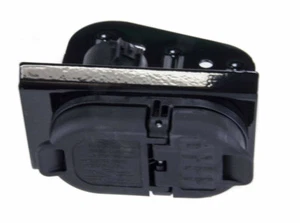 OEM NUEVO 08-16 Ford Super Duty remolque conector doble 4, 7 pines enchufe, soporte - Imagen 1 de 5
