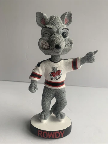 ALBANY RIVER RATS "ROWDY" MASCOT BOBBLEHEAD AHL SGA NJ DEVILS AFFILIATE 6.75" Cover