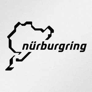 Nürburgring JDM VW VAG EURO NOVELTY Car Laptop Motorbike Vinyl Decal Sticker - Picture 1 of 9