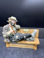 Vintage Flambro EMMETT KELLY Jr. Collection Clown "Wet Paint" Figurine