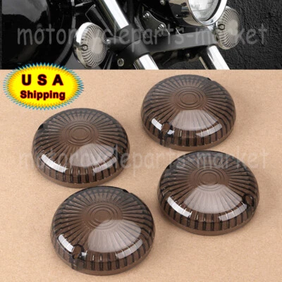 Smoke Turn Signal Lens For Yamaha Road Royal Star V-Star Midnight Maxim XJ700/X - Image 1 of 4