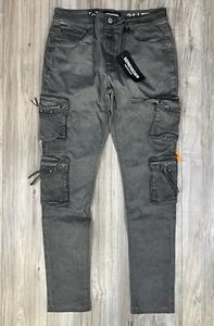 SERENEDE Made With Love ‘Granite’ Cargo Jeans, Mens Size 34, Brand New - Picture 1 of 8