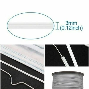 3mm Bendable Plastic Coated Nose Wire - US Seller - Picture 1 of 2