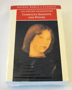 COMPLETE SONNETS AND POEMS OXFORD WORLD'S CLASSICS - NEW/SEALED 019281933X - Imagen 1 de 3