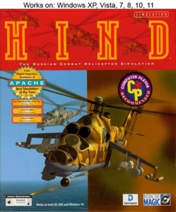 Hind: The Russian Combat Helicopter Simulation PC Game 1996 Windows 10 11 - Picture 1 of 2