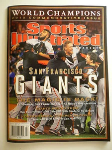 SAN FRANCISCO SF GIANTS 2012 CHAMPIONS COMMEMORATIVE SPORTS ILLUSTRATED MAGAZINE - Picture 1 of 12