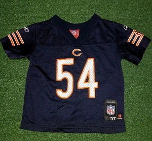 Brian Urlacher Chicago Bears Jersey Football Youth Kids Boys Toddler 3T - Afbeelding 1 van 6