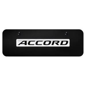 Licensed Black Mini License Plate w/Chrome Name for Honda Accord - AUGD1509 - Bild 1 von 2