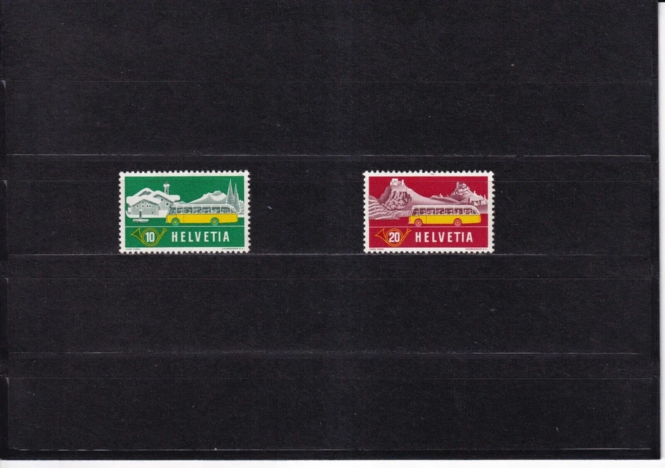 SA33i Switzerland 1953 Alpine Post hinged stamps - Image 1 of 1