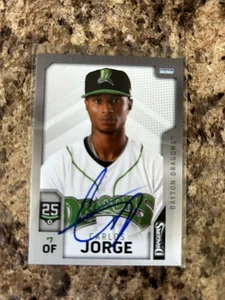 Carlos Jorge Signed 2025 Dayton Dragons Cincinnati Reds Team Set Auto # 28 - Picture 1 of 1
