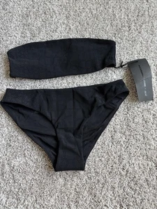 VINTAGE NEU MIT ETIKETT H&M X Alexander Wang schwarz geometrisch Art Deco Bikini Gr. US 8 AUSVERKAUFT - Bild 1 von 13