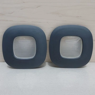 Juego de 2 tapas de ventana de contenedor de repuesto gris oscuro Rubbermaid 7Q14153B 5" Foto 1 de 4