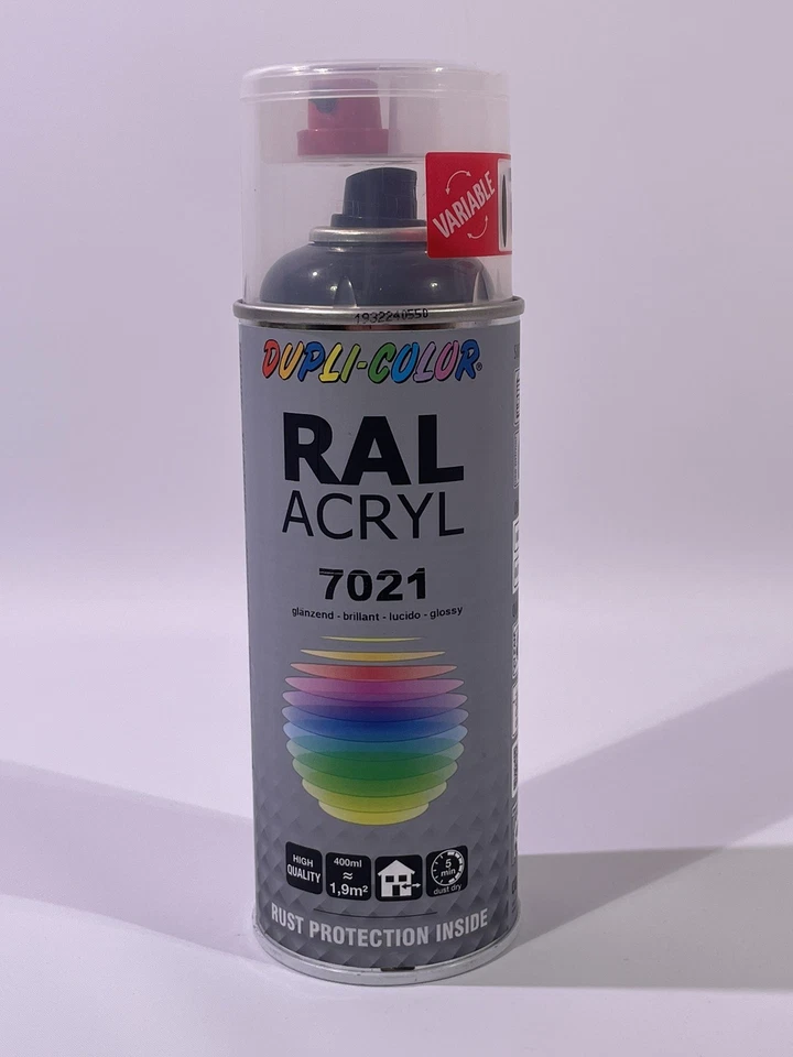 DUPLI COLOR 366185 RAL-Lack 7021 Schwarzgrau Spraydose 400ml Glänzend Lack Farbe - Bild 1 von 4