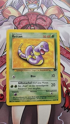 Pokemon Rettan Ekans #56/82 German Team Rocket 2000 - Image 1 of 2