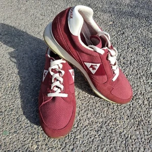 Le Coq Sportif  Vintage Red Lifestyle Sneakers Men's 43 Shoes Trainers UK9 US10 - Picture 1 of 8