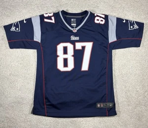 Rob Gronkowski #87 New England Patriots Nike On Field Jersey Youth Large NFL - Picture 1 of 10