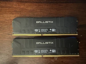 Crucial Ballistix 16GB (2 X 8GB) 3000Mhz UDIMM DDR4 RAM Module (BL8G30C16U4B) - Picture 1 of 1