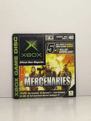 DISC ONLY- OFFICIAL XBOX MAGAZINE DEMO DISC #40 ORIGINAL MICROSOFT XBOX Vintage  - Image 1 of 2