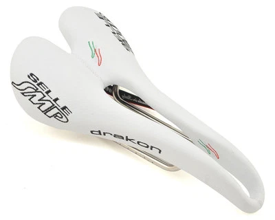 Selle SMP Drakon Saddle (White) (AISI 304 Rails) - Image 1 of 4