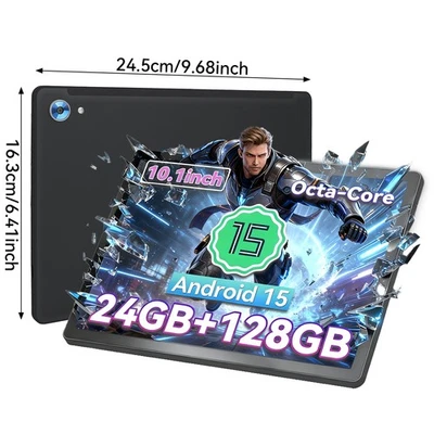 10 Zoll Android 15 Octa-Core 24GB RAM+128GB 1280x800 IPS HD LCD 5000mAh Tablet - Bild 1 von 4