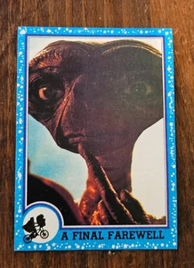 1982 Topps ET The Extra Terrestrial Trading Card #76 A Final Farewell - Picture 1 of 2