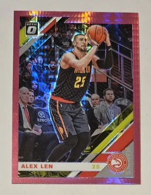 ALEX LEN 2019-20 Panini Donruss Optic - Pink Hyper Prizm #32 Hawks - Image 1 of 3