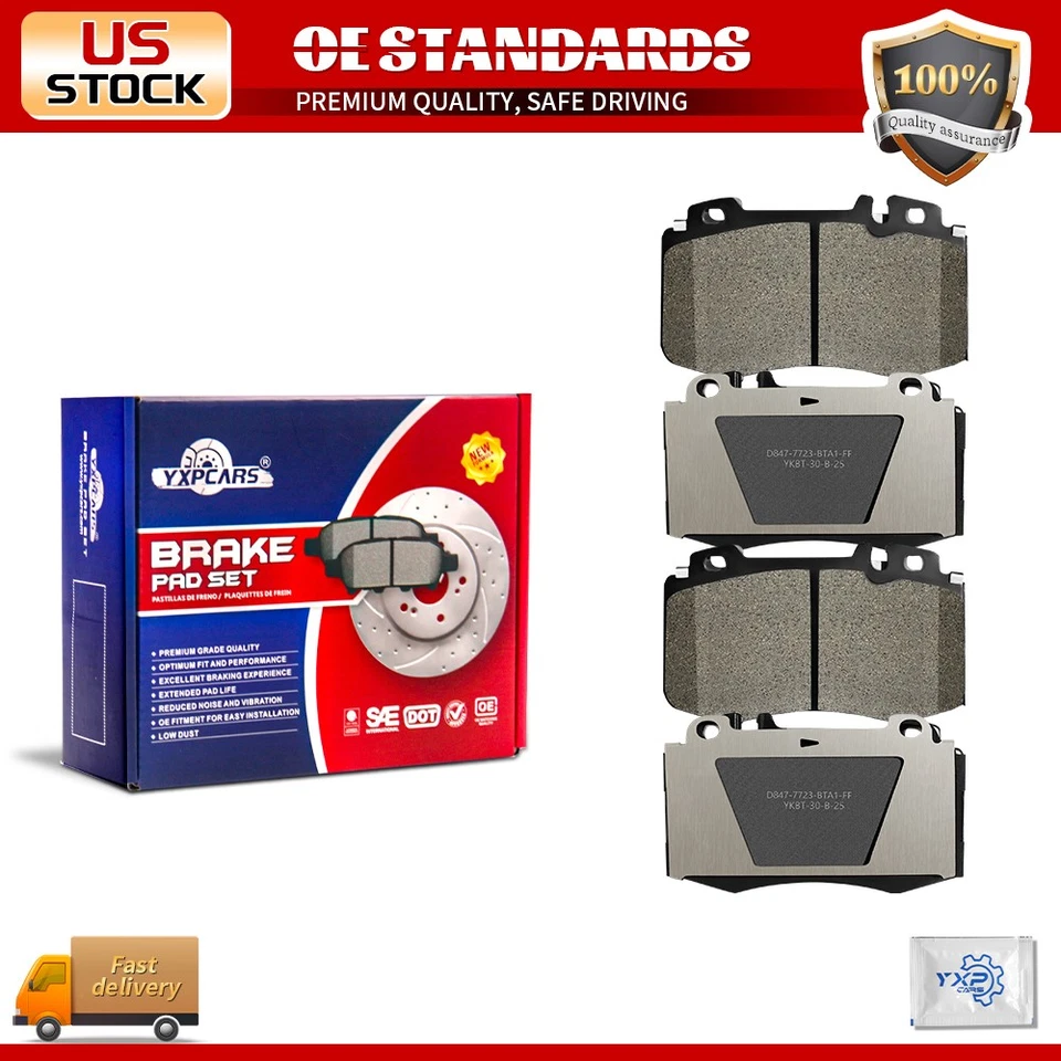Front Disc Ceramic Brake Pads for Mercedes-Benz S500 E500 CLK500 SL500 CL500 - Image 1 of 4