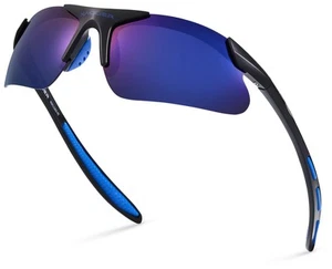 Kids Youth Polarized Sports Sunglasses for Boys Girls Baseball Softball Glass... - Picture 1 of 6