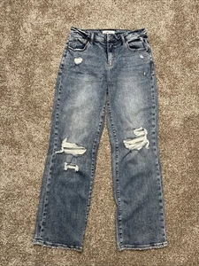 Willow & Root Wide Leg Distressed Jeans Größe 28x33 - Bild 1 von 11