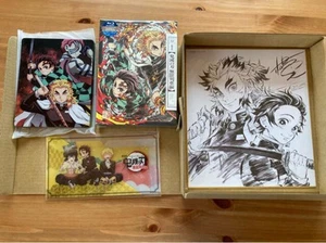 Demon Slayer Mugen Train Blu ray GEO Limited Steelbook Art Board Japan New - Picture 1 of 5